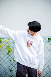 4.5TATAMI Big Silhouette Sweat white