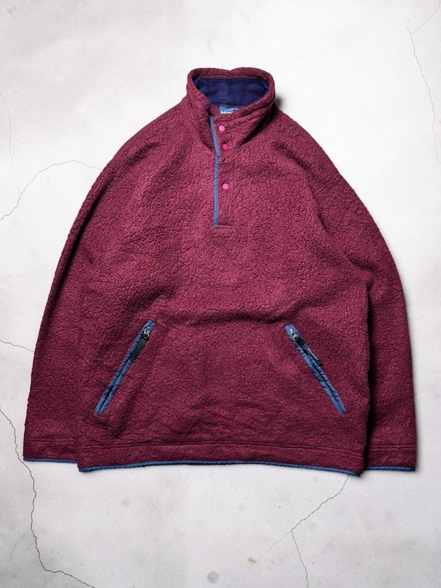 Patagonia Synchilla Snap-T Pullover Fleece Jacket Burgundy