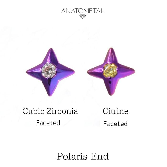 14G ANATOMETAL 限定商品/Limited Item ブリリアントカットポラリス