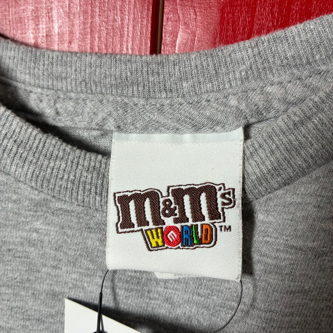 00s M&Ms キャラクターTシャツ　グレー　アムアンドエムズ　M