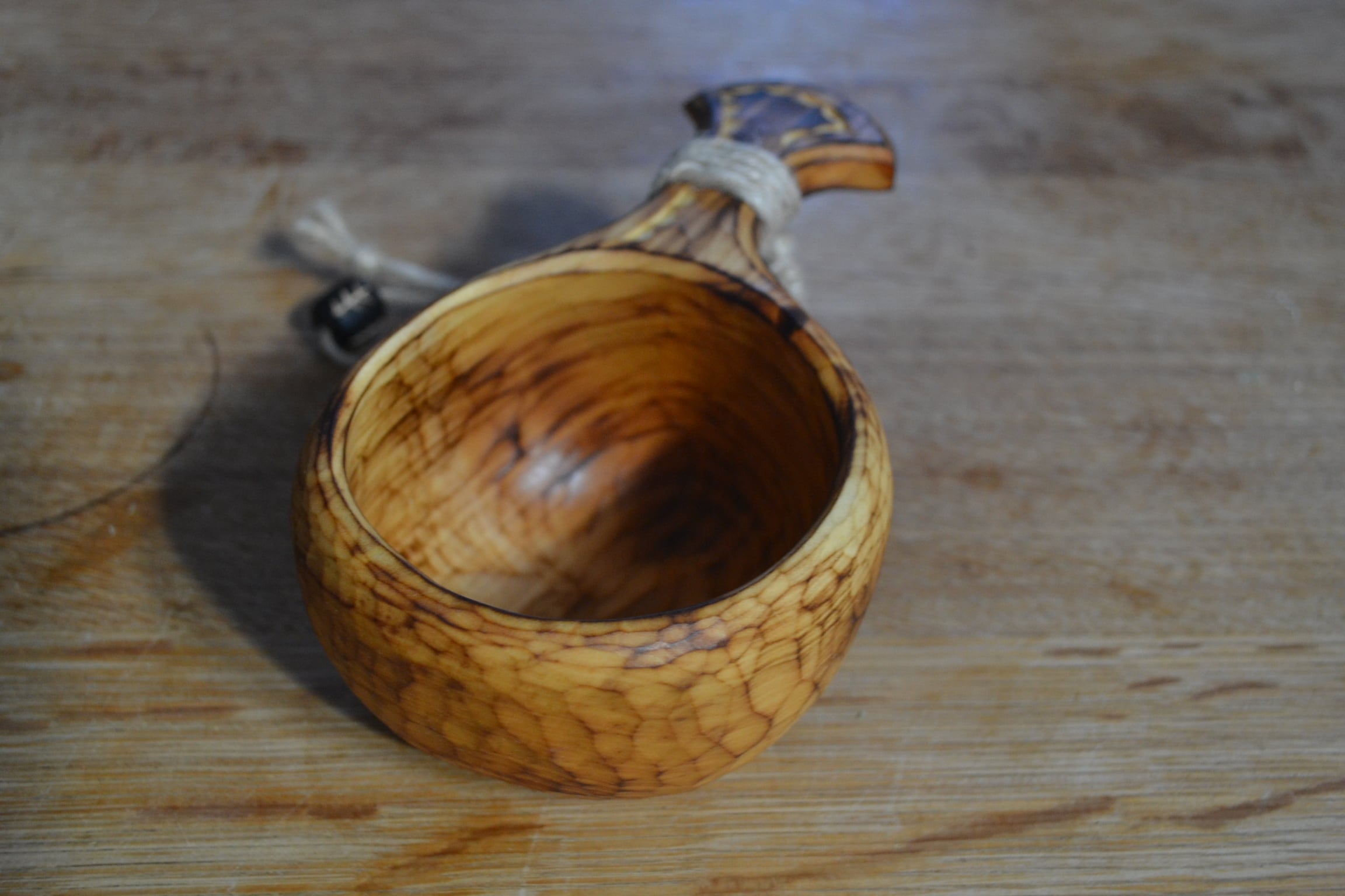 Soul of Siberia／Bird's tail／ロシア産ククサ／シルバー／白樺