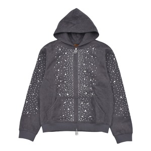 【Birth Of Royal Child】Cashew Blossom Pearl Zipper Hoodie