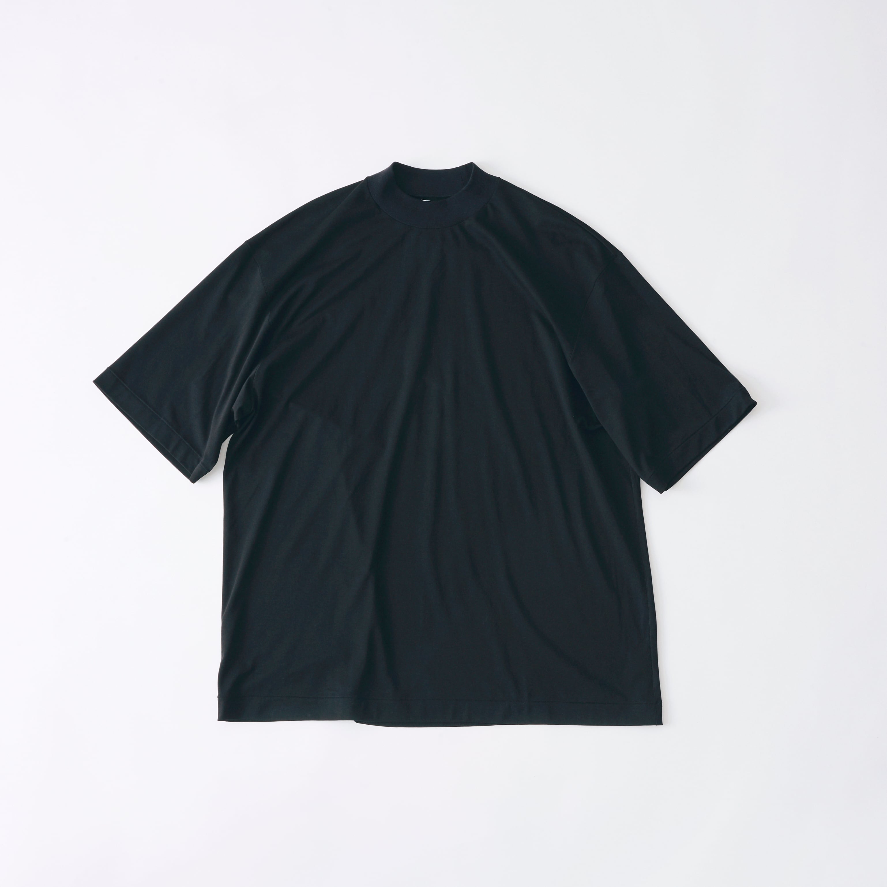 Standard High Gauge Interlock Knit Mock Neck Short Sleeve T | GGG