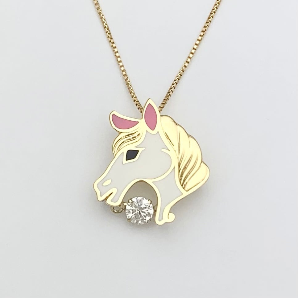 K18 0.10ct ダイヤモンドネックレス | ジュエリーシャレード