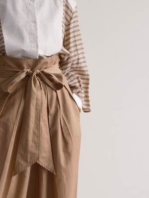 Mame Kurogouchi　HIGH-WAISTED WIDE PANTS