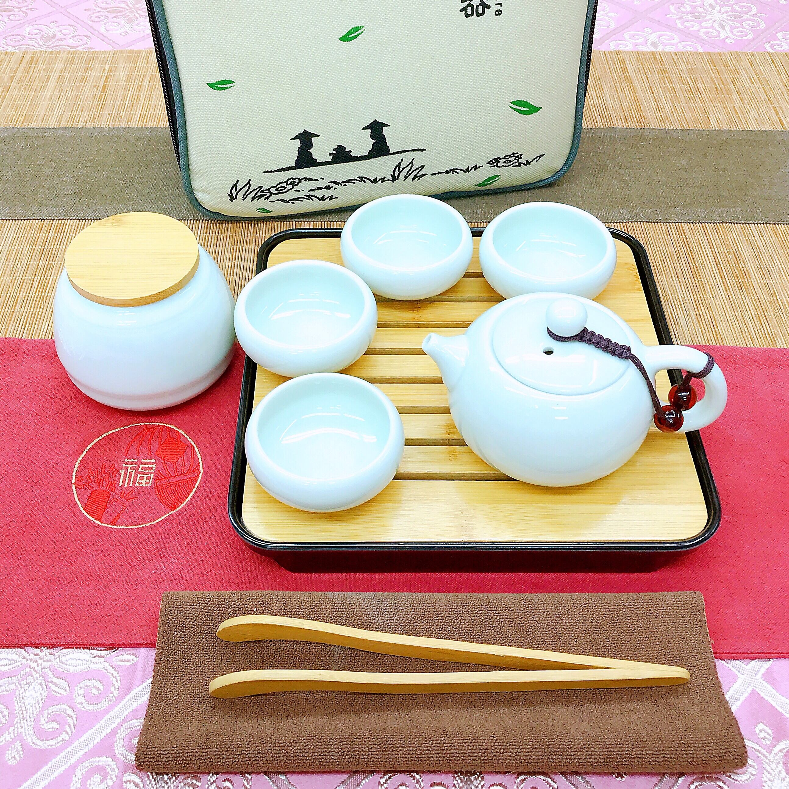 茶道具】青磁茶器セット | 五福茶荘