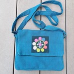 【レンテン族刺繍】斜め掛けバッグ　藍