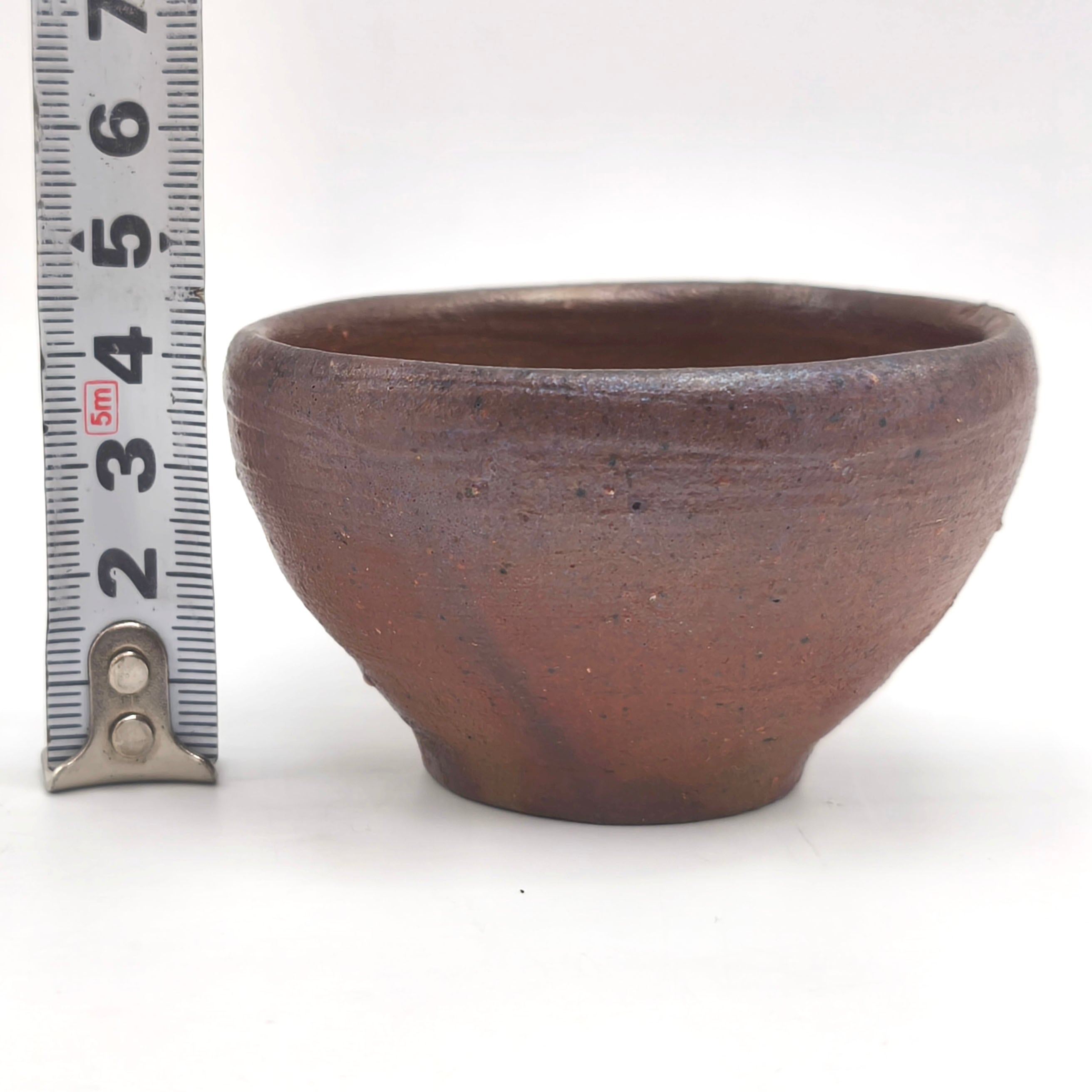 木村素静・備前焼・酒呑・酒器・ぐい呑み・No.260813-09・梱包サイズ60