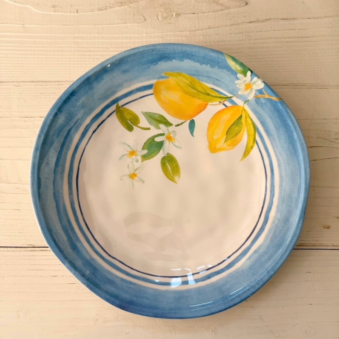 レモン メラミン皿 Lサイズ 直径28cm