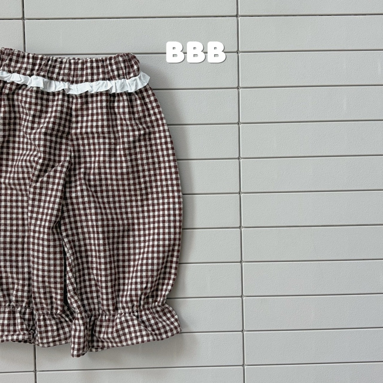 韓国子供服 / 26Autumn / 〖取寄〗BBB / ソーセージパンツ / ユニセックス / キッズ服 *XXS~XL*