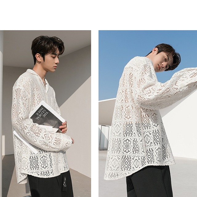 極美品 COMME des GARÇONS SHIRT チェック柄 シャツ 白黒 メンズ 