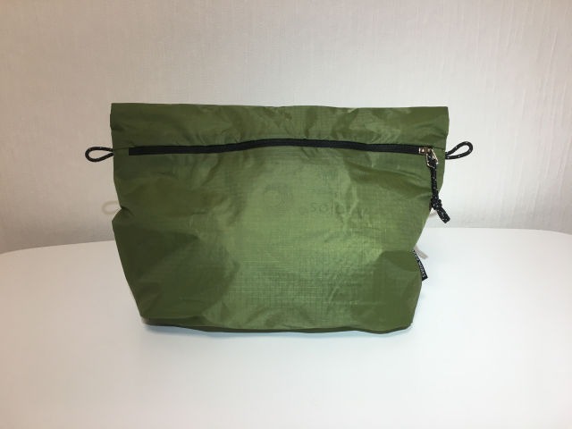 【Paagoworks】 W-face pouch 3(moss green)