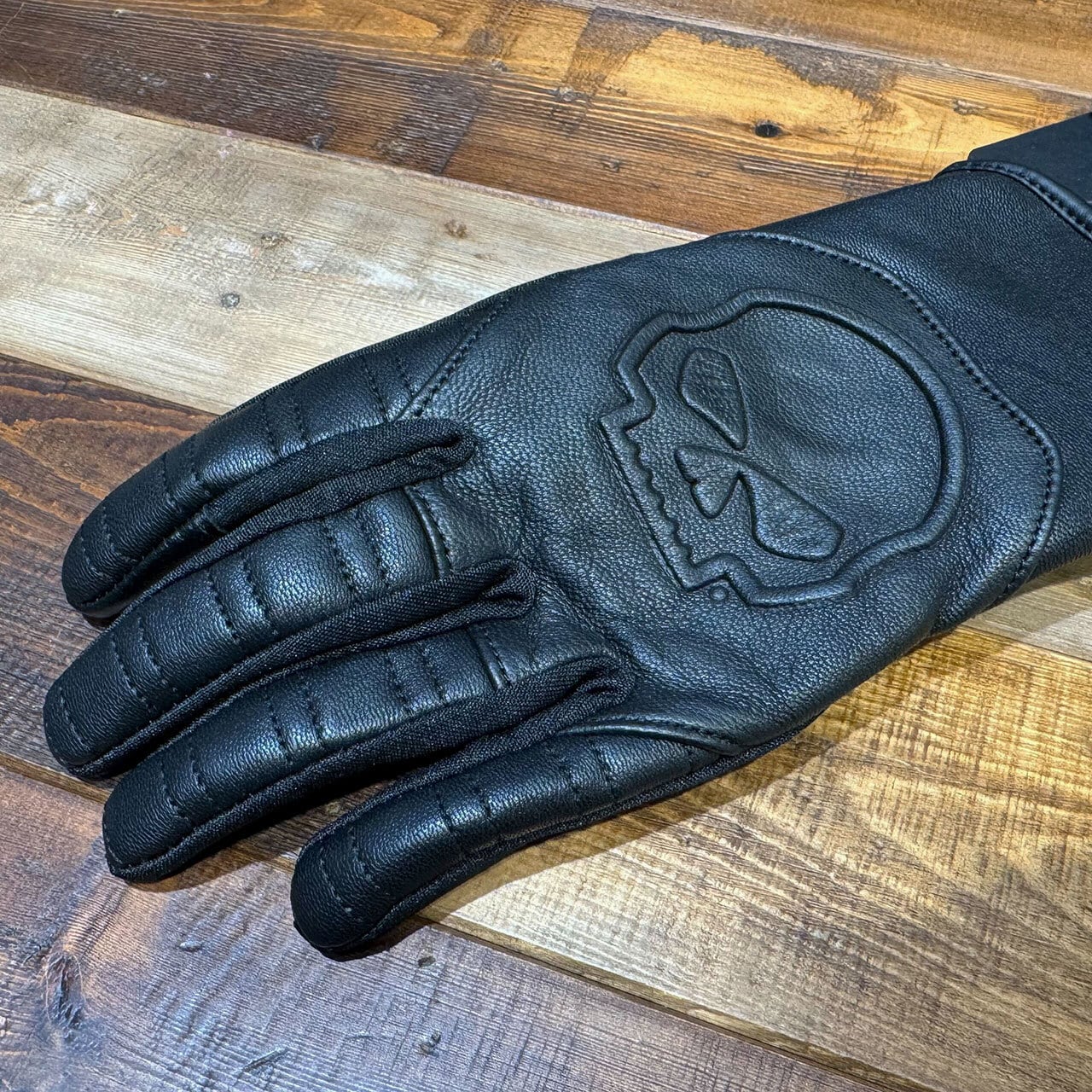 Harley-Davidson Willie G(R)スカル グラフィック レザー ライディング