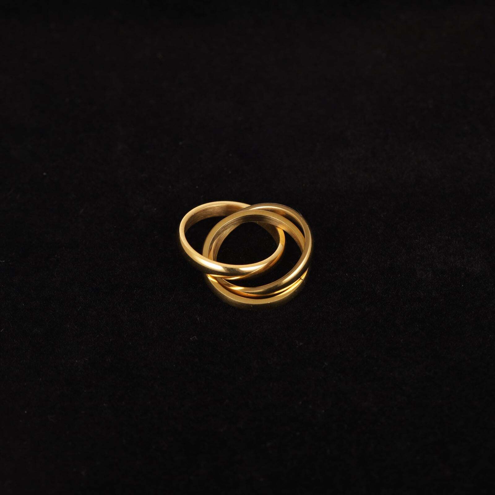316L tangled triple ring #r98 | fino（フィノ）