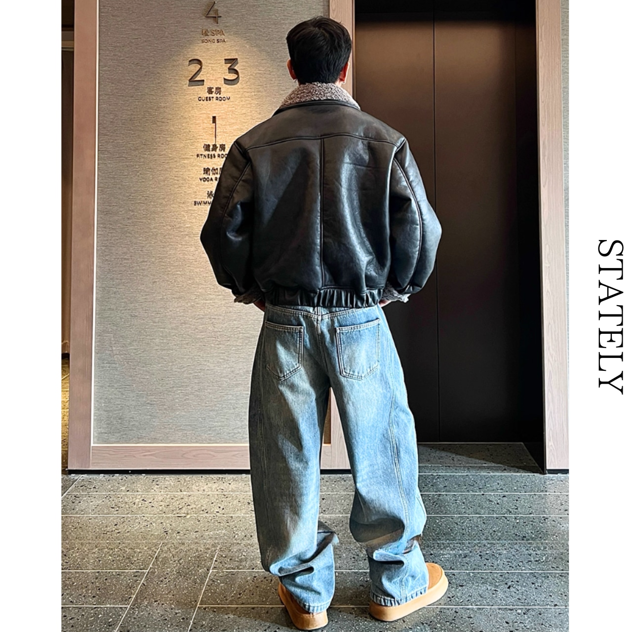 Wide Fade Denim ワイドデニム_B49・画像5