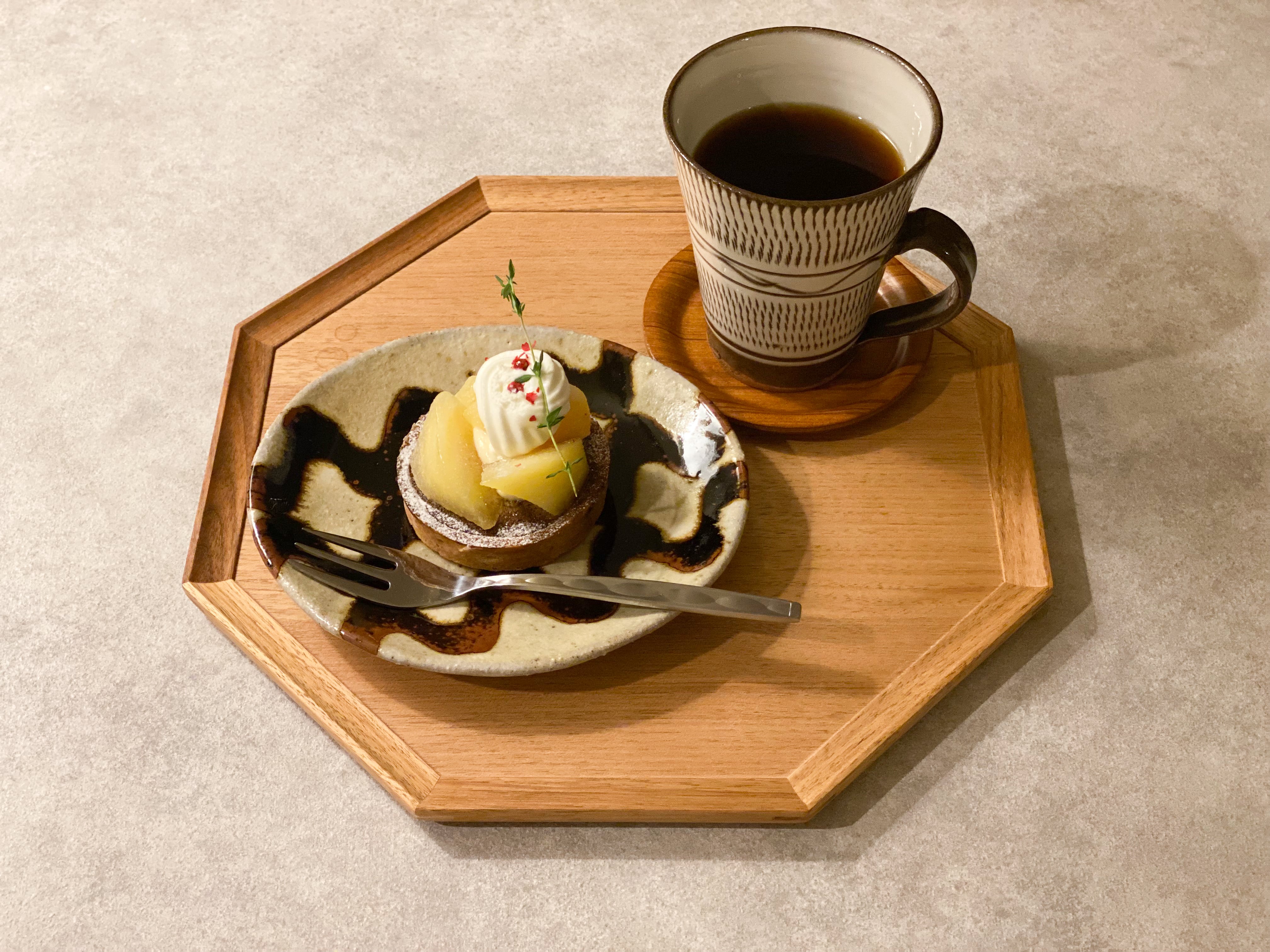 八角トレー・大 / ブラックチェリー | iwakagu STORE 八角トレー・大 / ブラックチェリー | iwakagu STORE