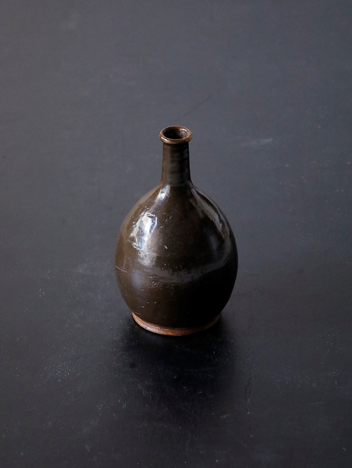 花器／徳利 黒薩摩【込】 | アルドマ 古道具・古家具・アンティーク