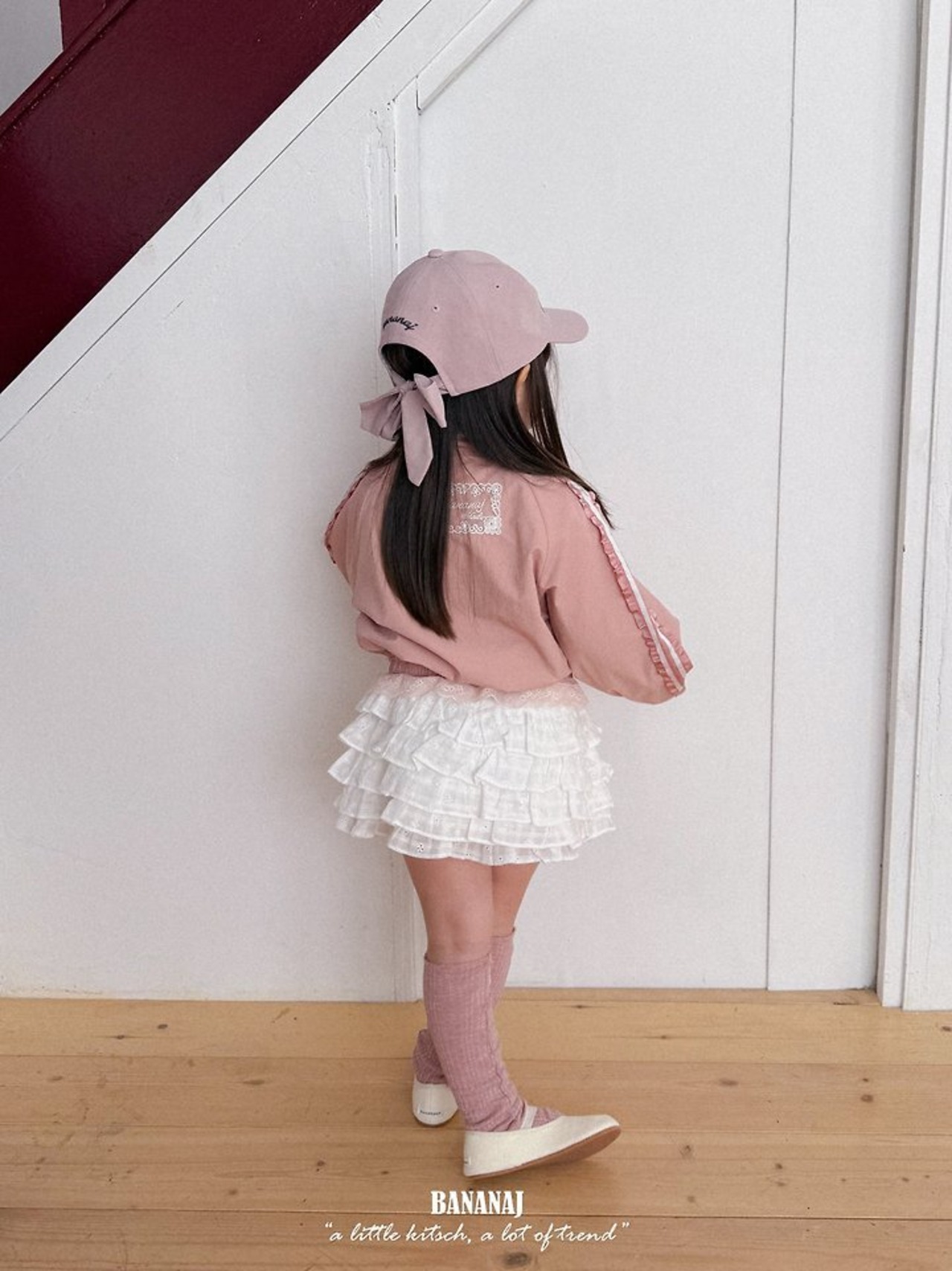 韓国子供服 / BANANA J  / 26Autumn / シュガー リボンジャンパー / 秋服 / ベビー *XS~JS*