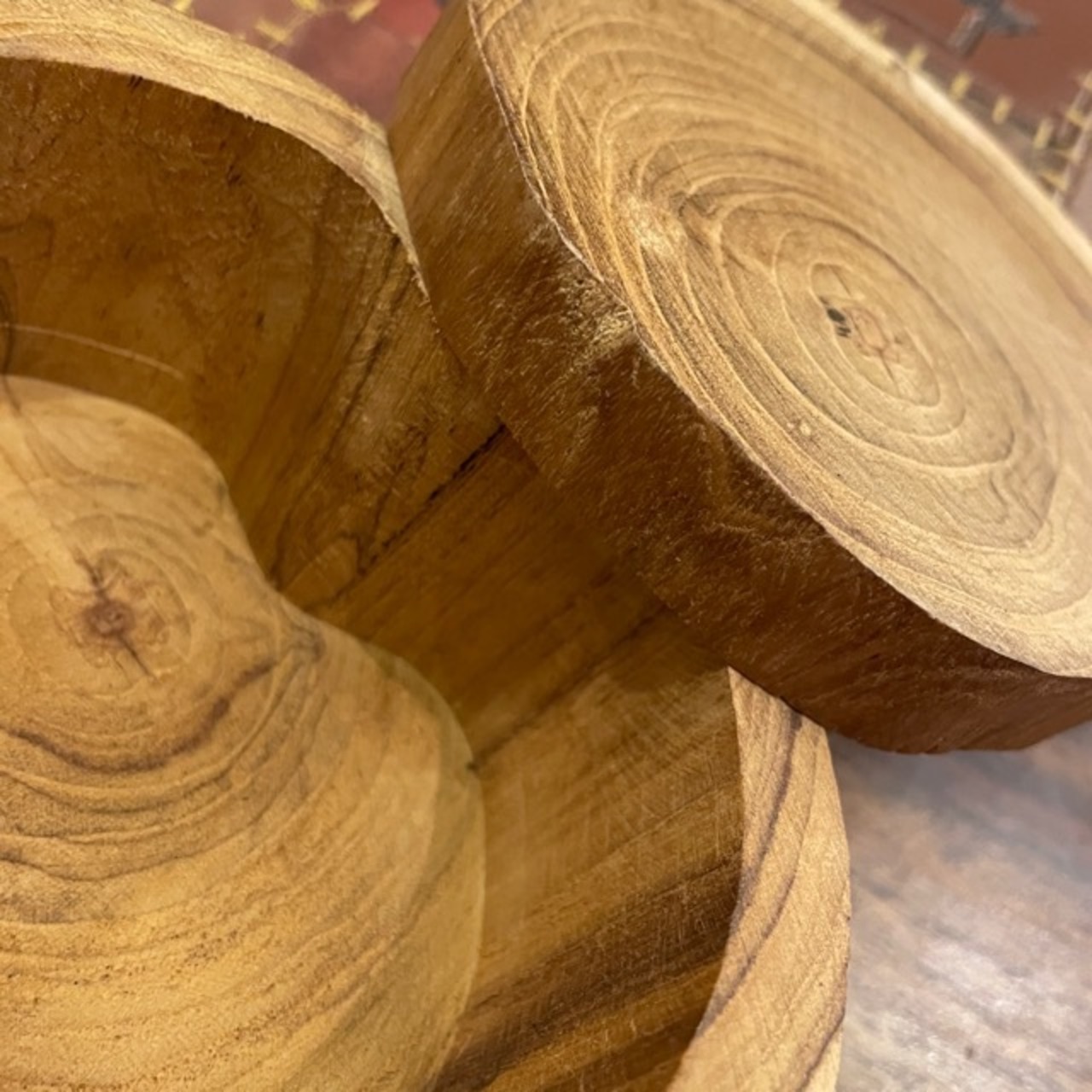 Thailand Teak Wood Slide Box Natural / タイ チークスライドボックス ナチュラル 小物入れ 小物BOX 収納ボックス 木材 天然木 ナチュラル ハンドメイド チークウッド リビング収納 蓋付き 開閉可 ギフト プレゼント かわいい シンプル