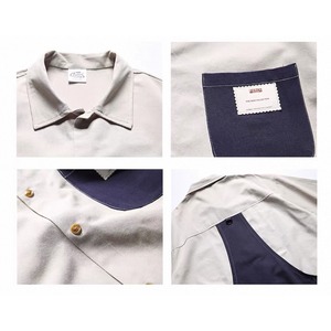 Two tone pocket work shirt 1459