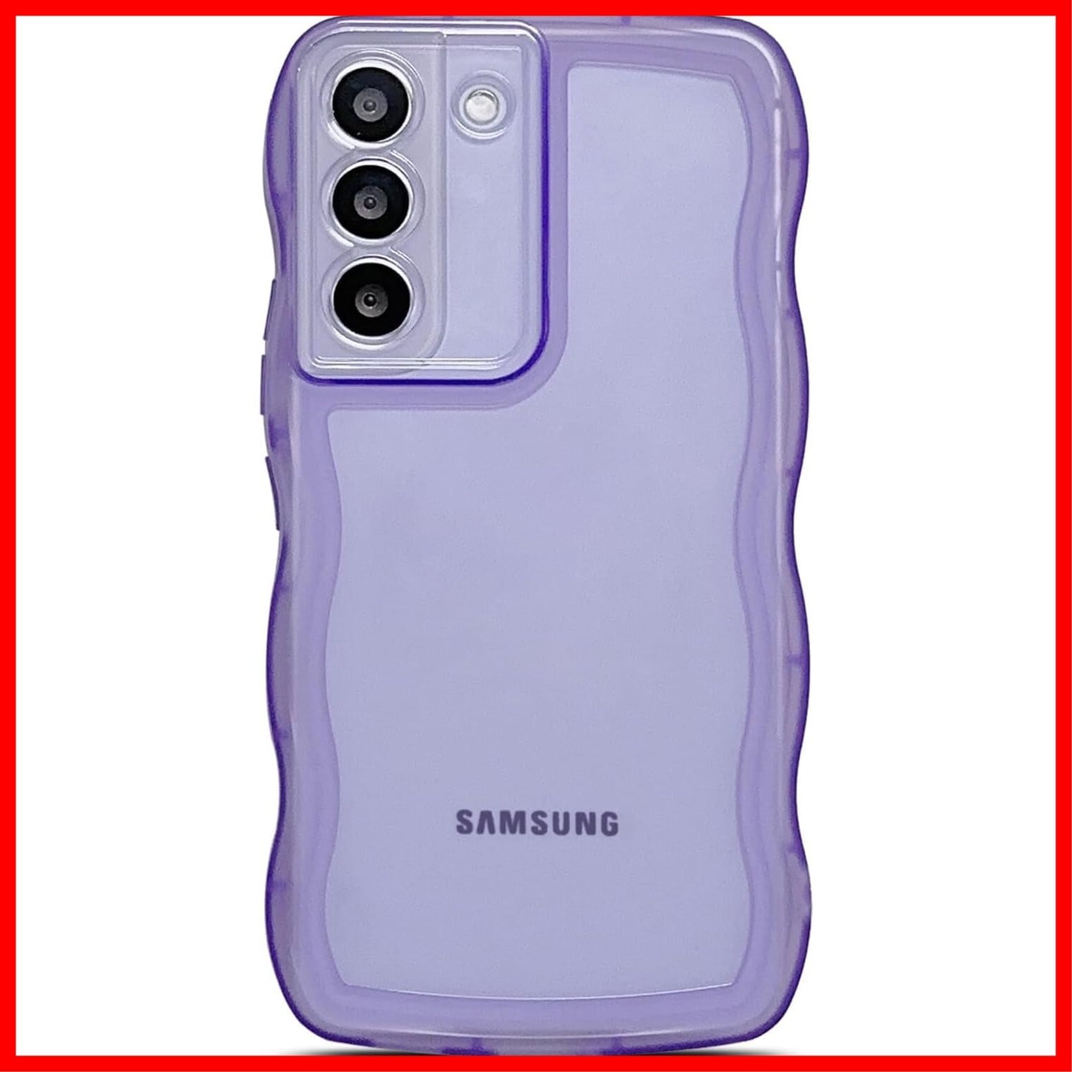 Galaxy A52 5G パープル ケース付き Galaxy A52 5G SC-53B 耐衝撃ハイブリッドケース「ROCK