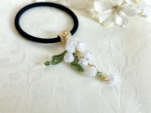 カラーすずらん＊しゃらしゃらすずらんヘアゴム