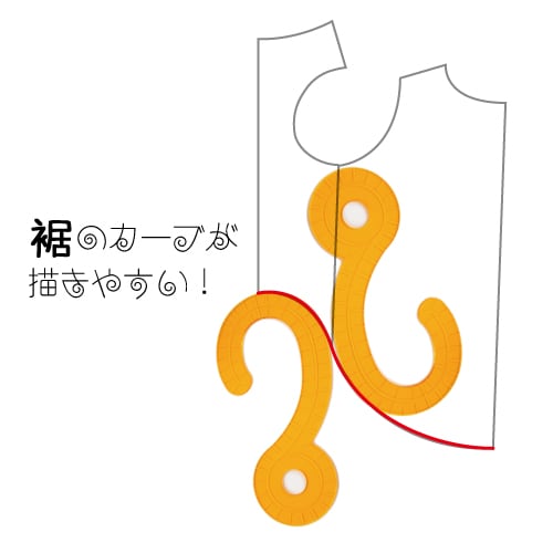 犬尺 小型犬向けの犬服製図専用定規 Mサイズ | セレブドッグBASE支店