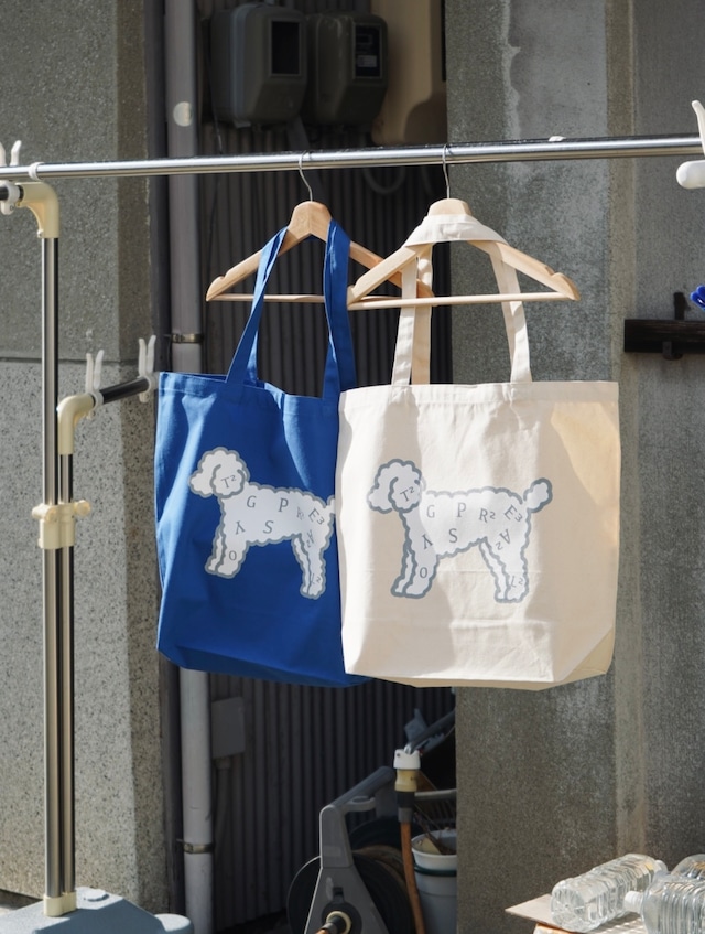 BIG tote bag : blue