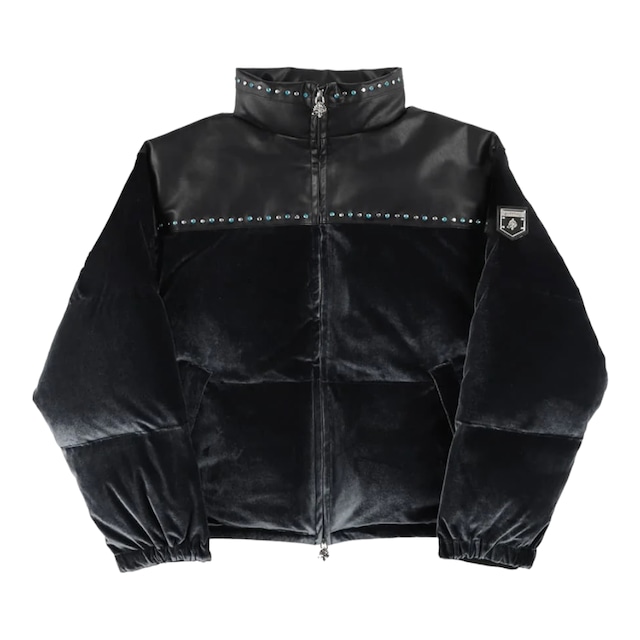 【SUPPLIER】STUDS VELOUR PUFFER