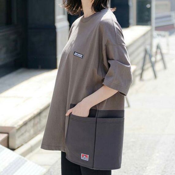 BEN DAVIS (ベンデイビス) GARDENER BIG TEE 半袖Tシャツ C-1580034 モカ