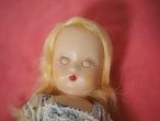 布花帽子と花柄ドレス「Nancy Ann Story Book Doll」(破れあり) 画像13