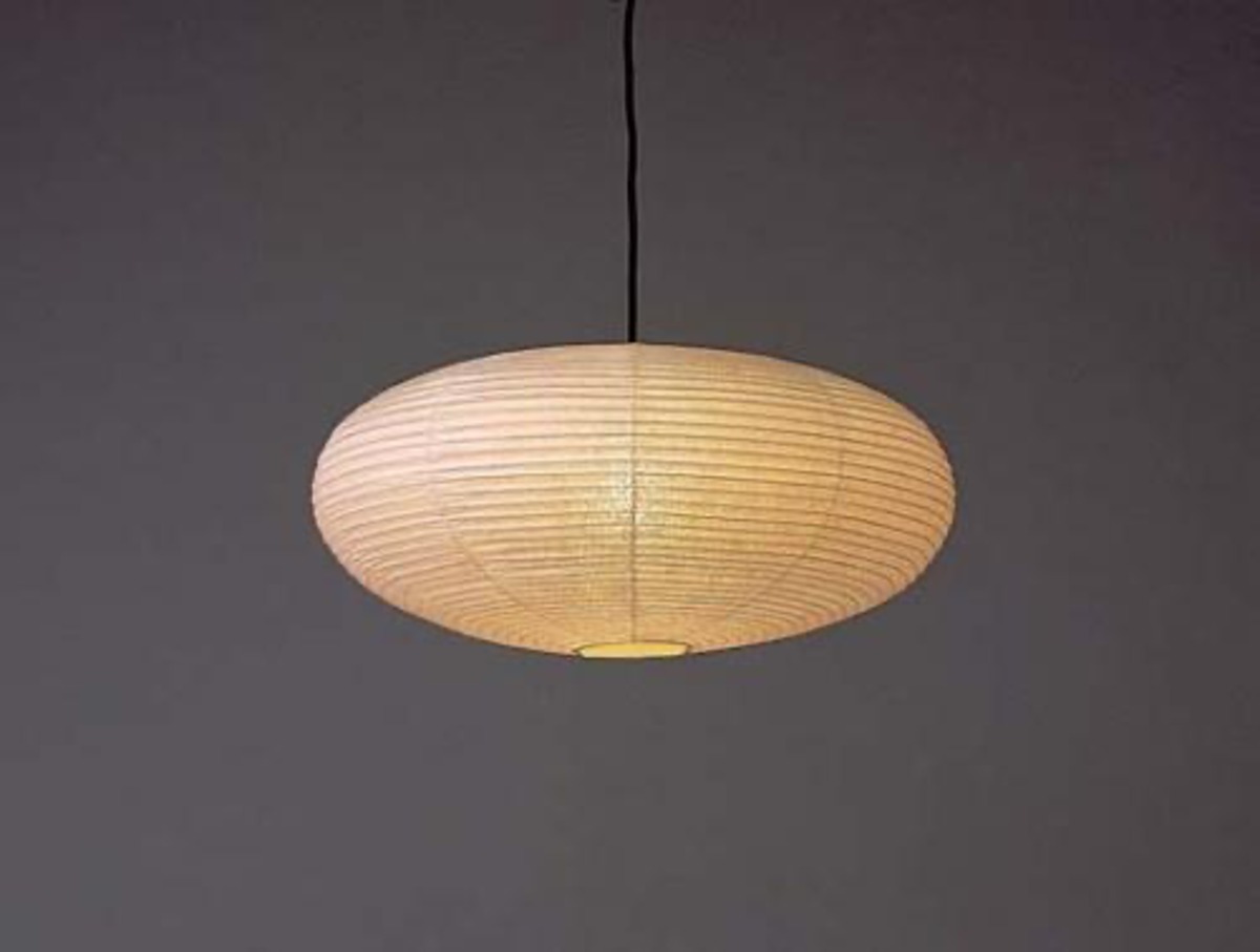 イサムノグチ　ペンダントライト　フォレス　FORES 提灯　春雨紙　54cm 9722bc191b8ca52d78ff5ca6c49090