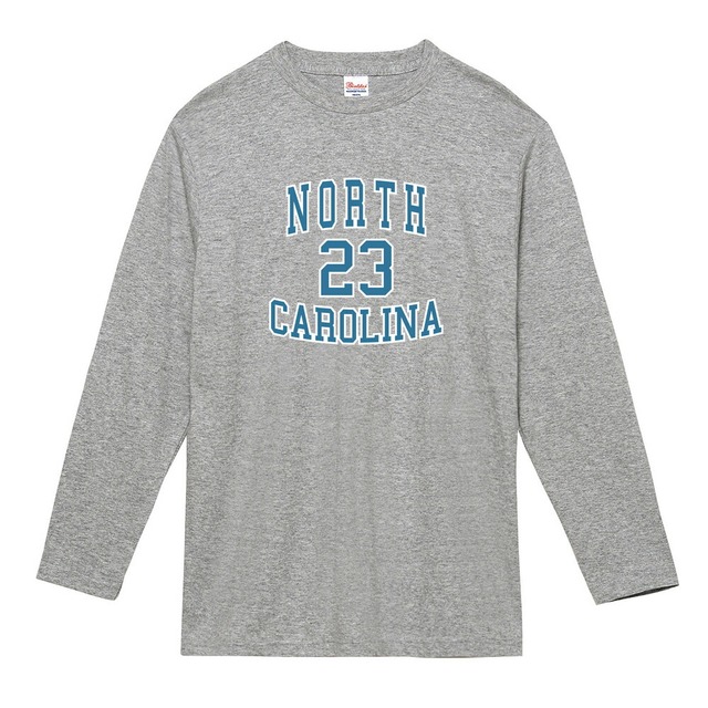 ジャスト カレッジ 長袖Tシャツ NORTH CAROLINA 23