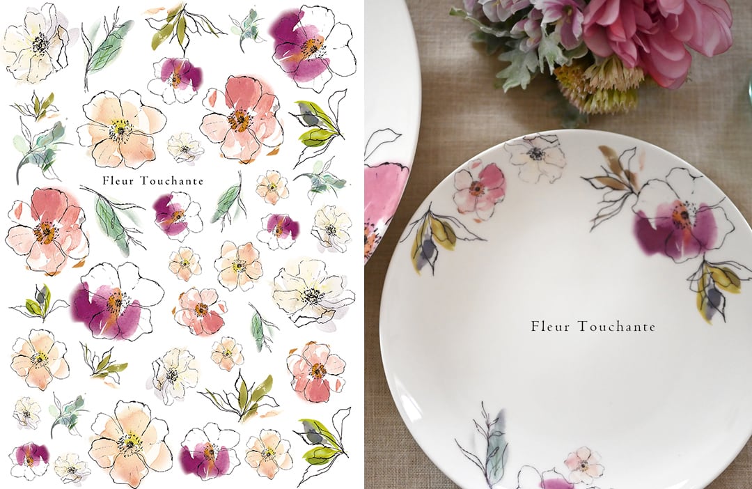 set割引】水彩 Fleur Touchanteフルール トシャント中＆大サイズ