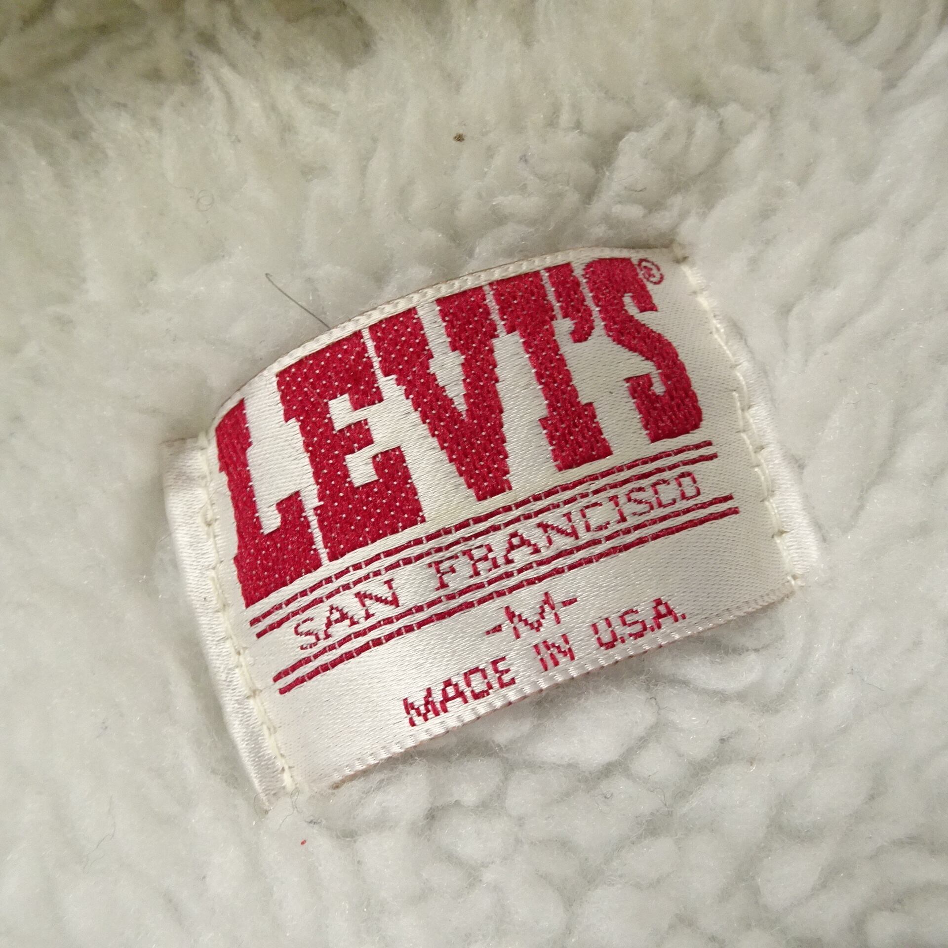 80s USA製 Levi's リーバイス 70609 ボアデニムジャケット 870工場 80