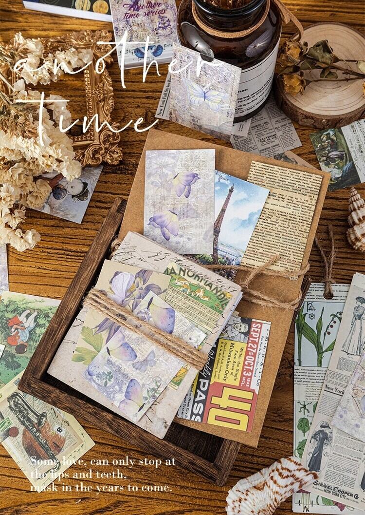 ビンテージ系シール 異空間シリーズ 全8種類 50ページ 海外製