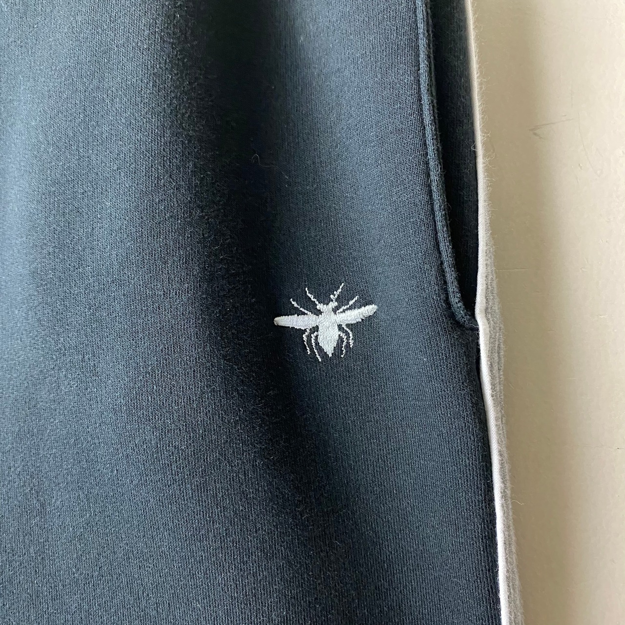 DIOR HOMME side-line sweat pants “bee”