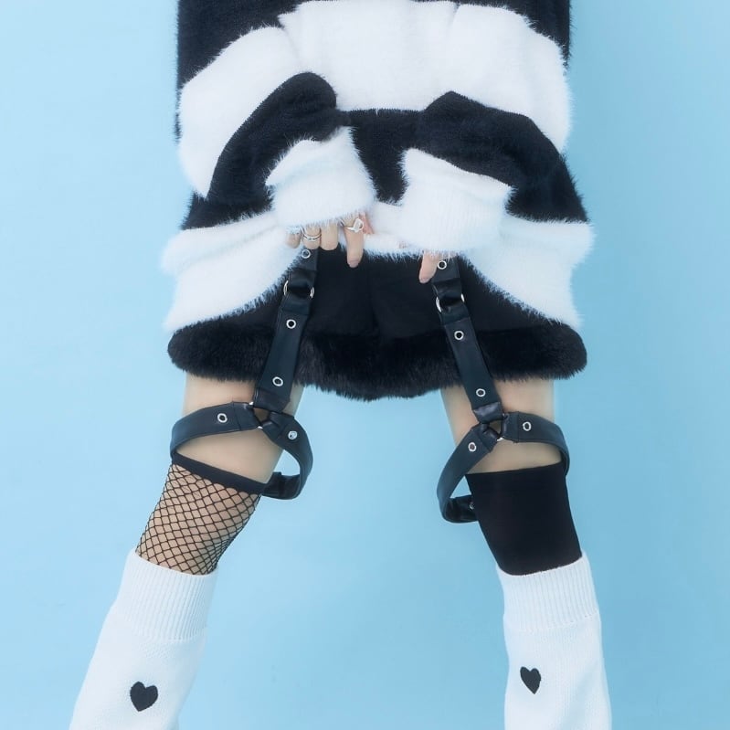 ファー付きガーターべるとショーツ | Hauls