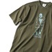 gym master ＜Holidayオリーブ(G321709-46)＞ ジムマスター 7.4oz プリントビッグTee G321708 G321709 Cheerful Smile wrestler's holiday