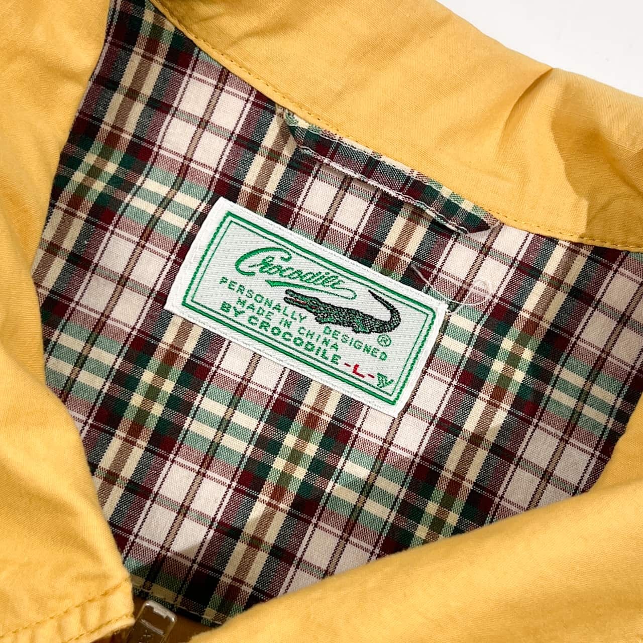 Crocodile クロコダイル スイングトップ L/イエロー メンズ