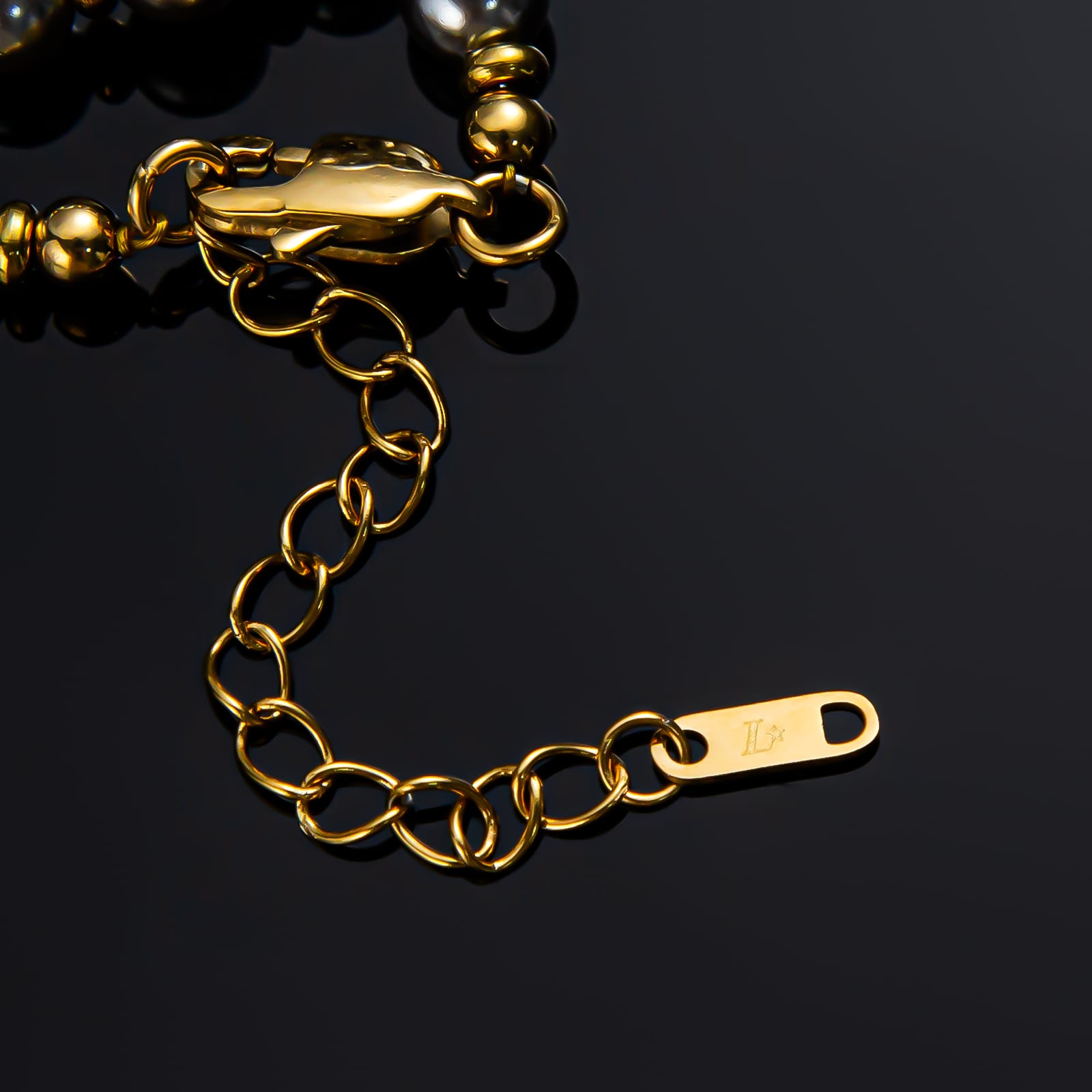 316L Black shell pearl necklace【6mm】 | ✯Lucliss Jewelry✯