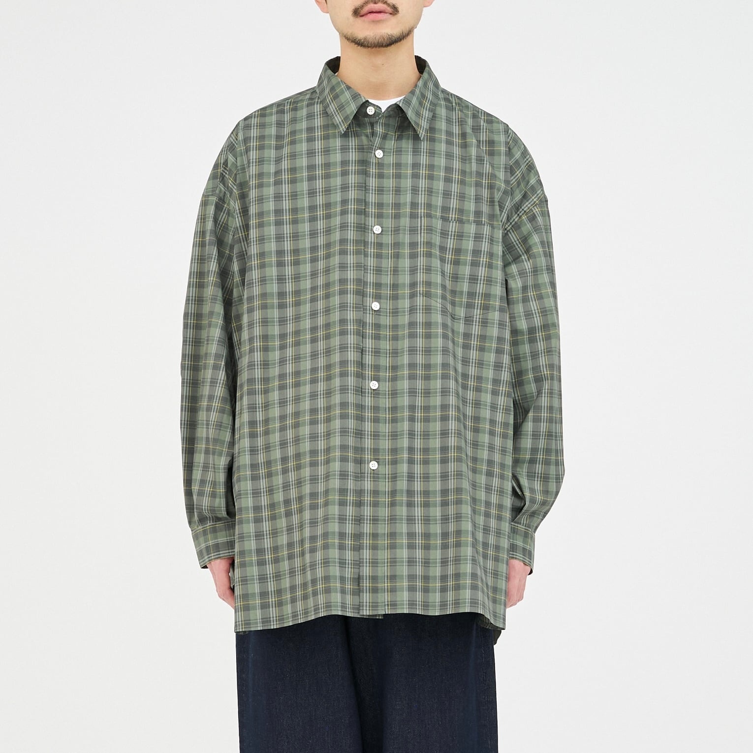 FreshService｜MADRAS DRY TECH REGULAR COLLAR SHIRT | 眠家