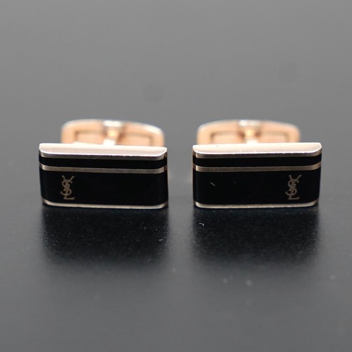 Yves Saint Laurent cuffs  カフス YSL イブサンローラン　カフリンクス