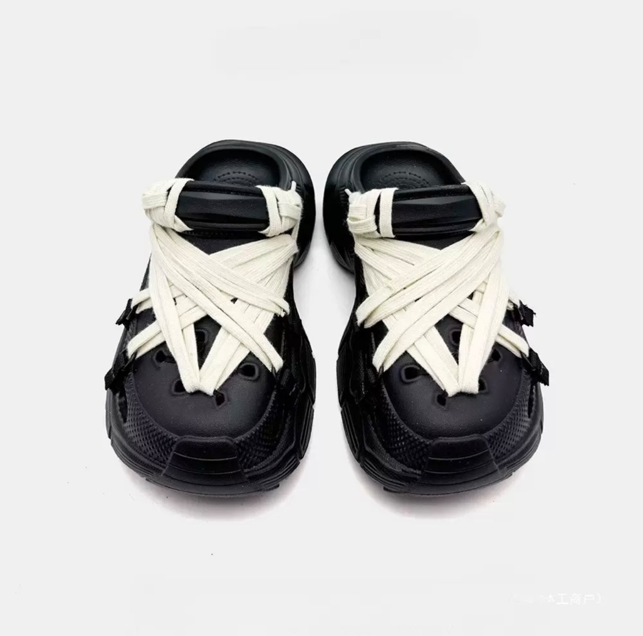 Cross Strap Volume Mules