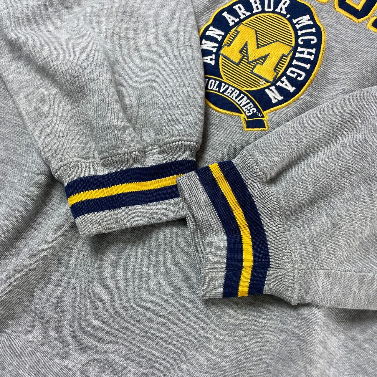 MICHIGAN STATE スウェットシャツ カレッジロゴワッペン メンズXL 古着 