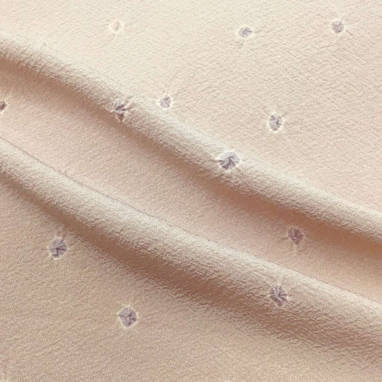 渡敬 帯揚げ 牡丹鼠色に藤紫色 絞り染め【未着用品】 | かわの屋