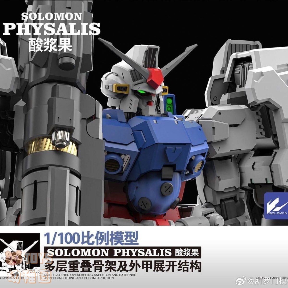 SOLOMON/ソロモン】1/100 サイサリス PHYSALIS 試作2号機 再販 組立式