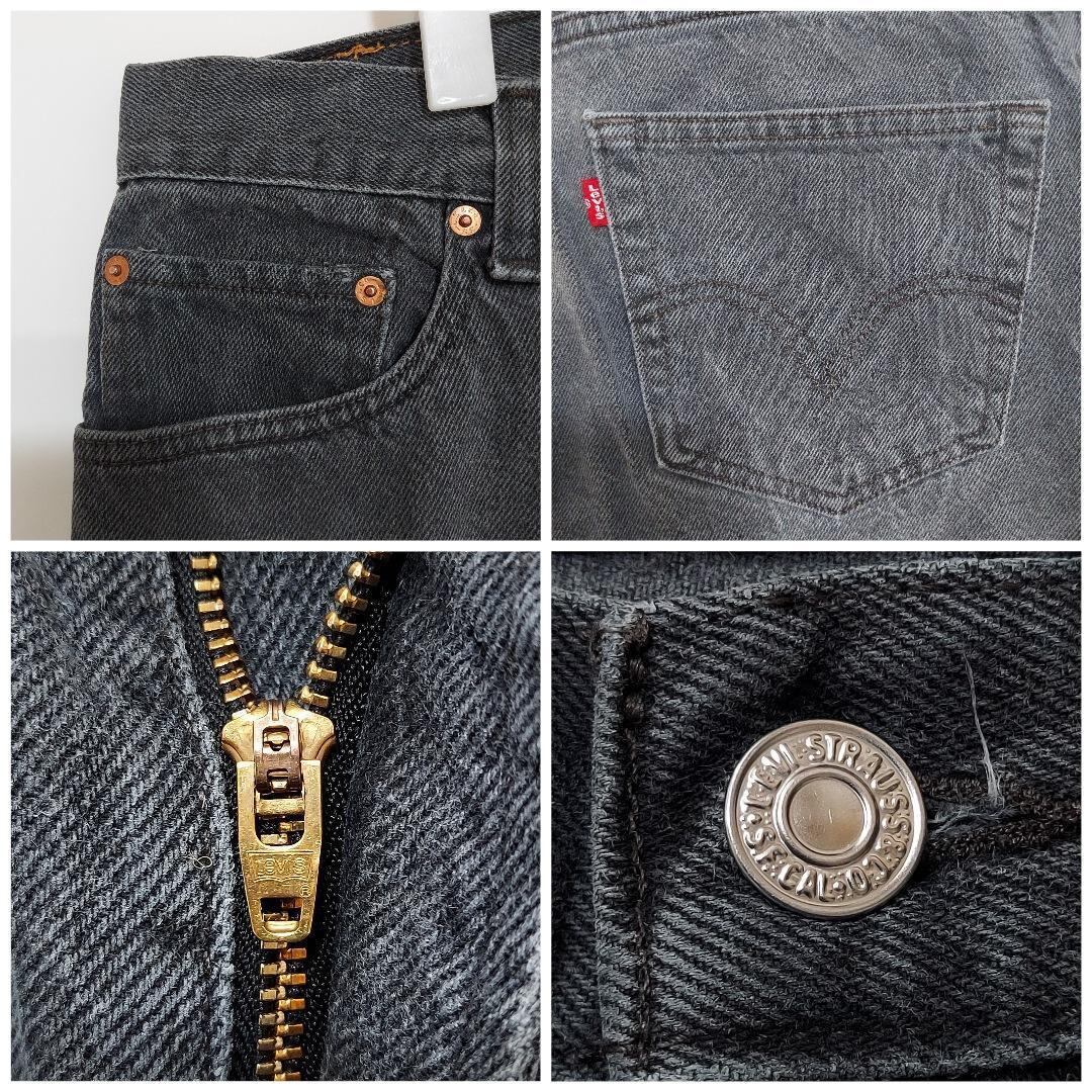 リーバイス550 Levis W36 ブラックデニムパンツ 黒 00s 6504 | fuufu