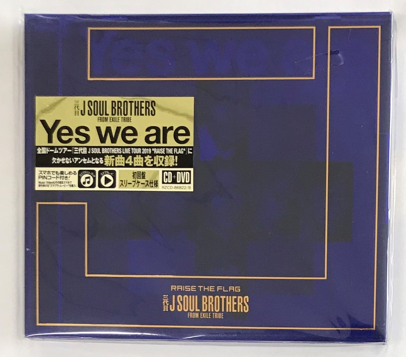 三代目　Ｊ　ＳＯＵＬ　ＢＲＯＴＨＥＲＳ　ｆｒｏｍ　ＥＸＩＬＥ　ＴＲＩＢＥ/Ｙｅｓ　ｗｅ　ａｒｅ/初回盤(CD+DVD) | （株）フナヤマ　 ＣＤオンラインショップ powered by BASE