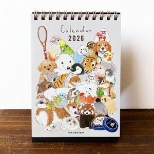 2026年 卓上カレンダー HAPPY ANIMAL YEAR!!